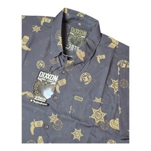 NEW! Dixxon X V-Twin X Rockford Fosgate‎ Short Sleeve Party Shirt Men's 3X NWT